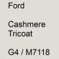 Preview: Ford, Cashmere Tricoat, G4 / M7118.